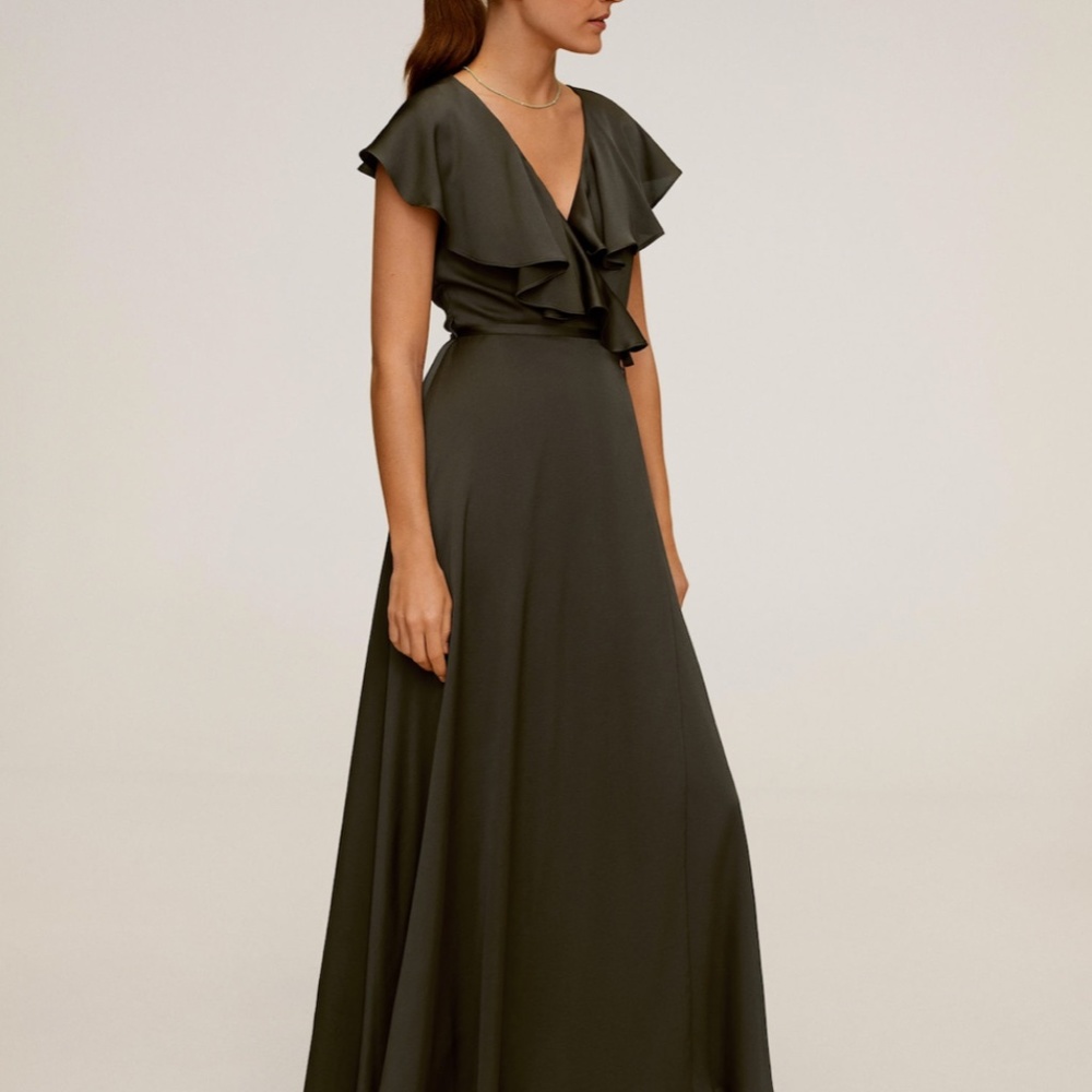 Ruffle Wrap Dress